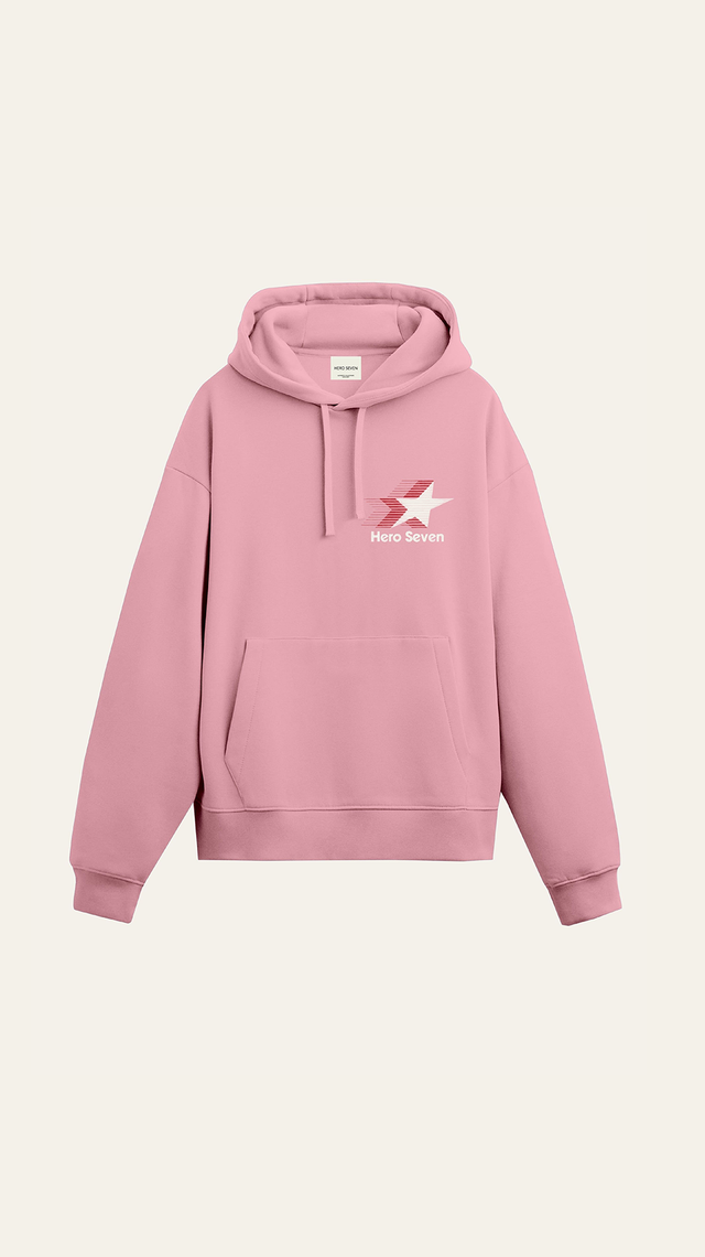 ATHLETIC CLUB HOODIE - ROSE POUDRE - Molletons