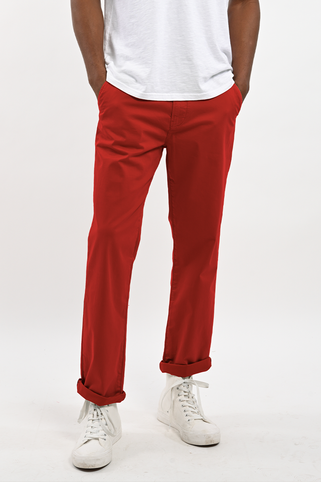 BASIC CHINO L - GRENADINE - PANTS