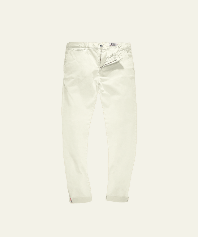 BASIC CHINO L - YOGURT - PANTS