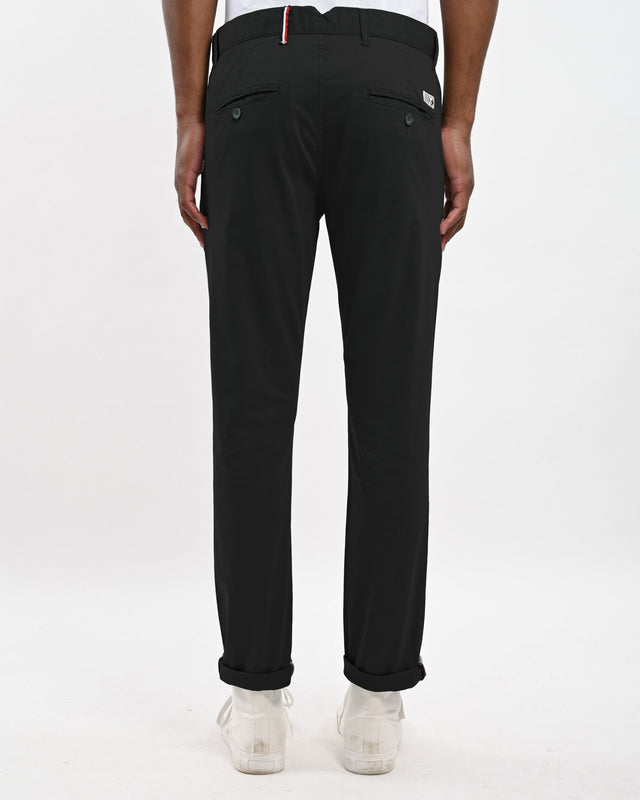 BASIC CHINO S - CHARBON - PANTS