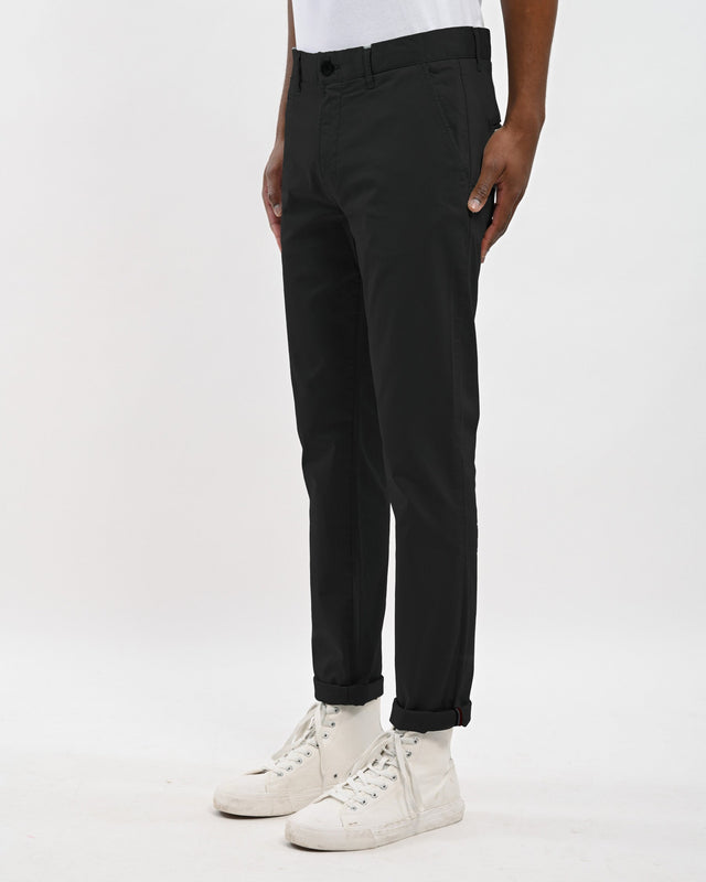 BASIC CHINO S - CHARBON - PANTS