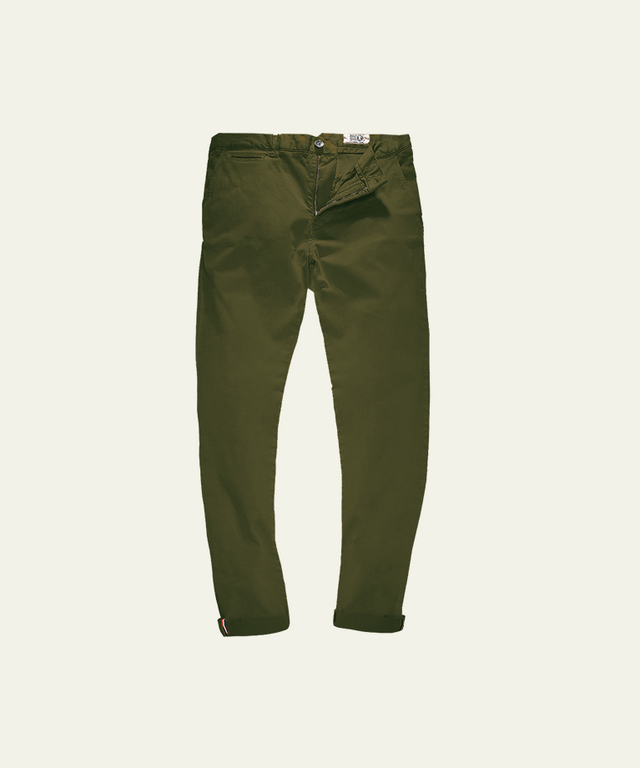 BASIC CHINO S - DOLIVA KAKI - PANTS