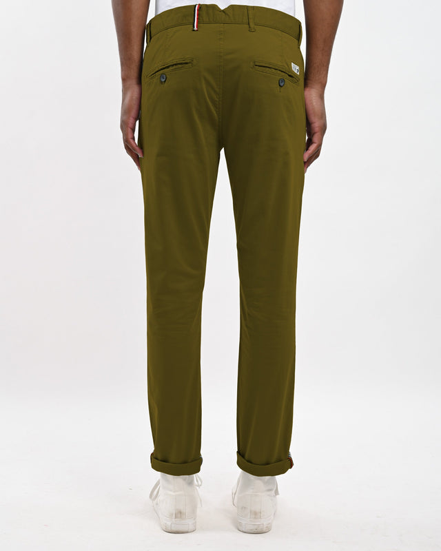 BASIC CHINO S - DOLIVA KAKI - PANTS