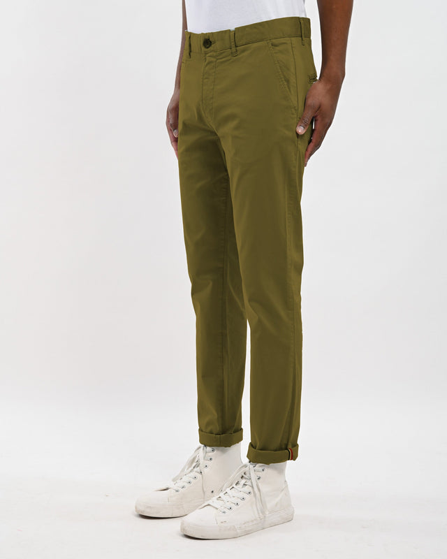 BASIC CHINO S - DOLIVA KAKI - PANTS