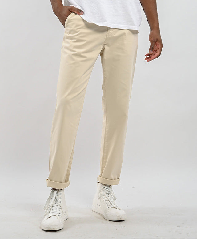 BASIC CHINO S - DUST - PANTS