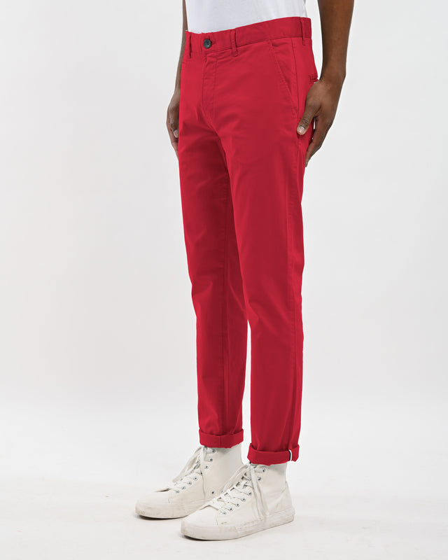 BASIC CHINO S - GRENADINE - PANTS