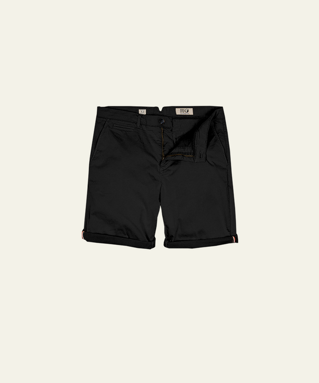 BASIC CHINO SHORT - BLACK - SHORTS