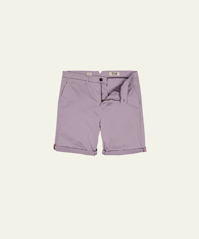 BASIC CHINO SHORT - LILAS - SHORTS