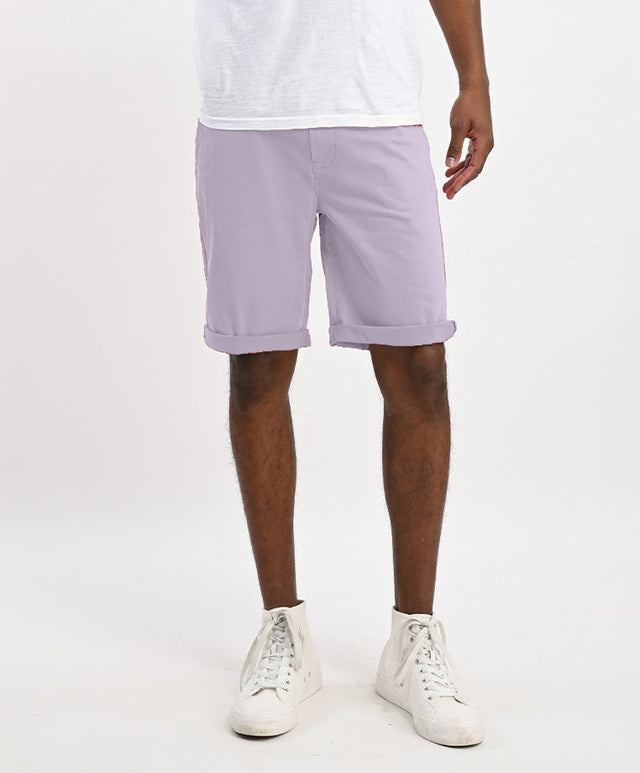 BASIC CHINO SHORT - LILAS - SHORTS