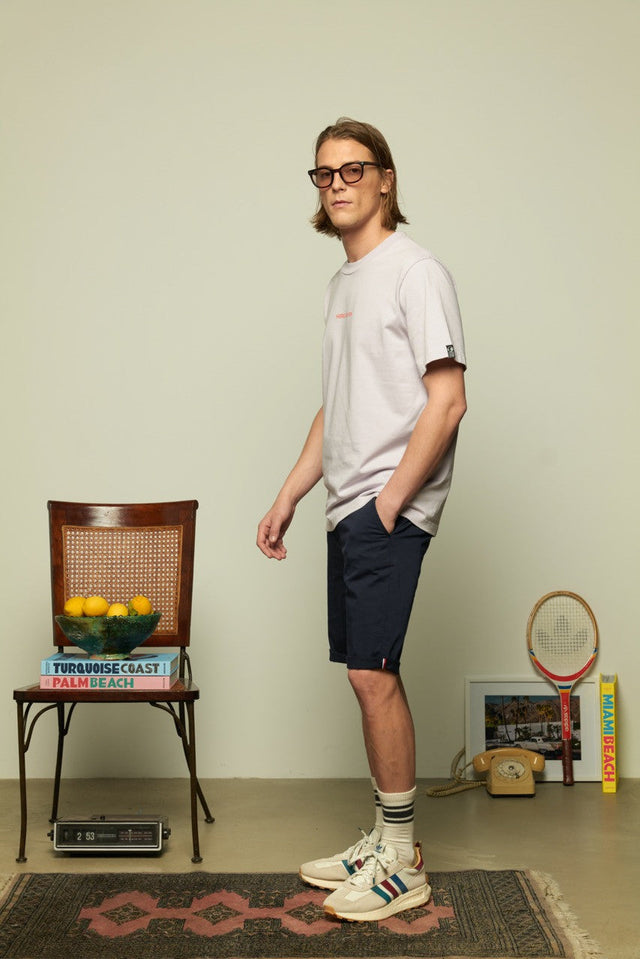 BASIC CHINO SHORT - NAVY - SHORTS