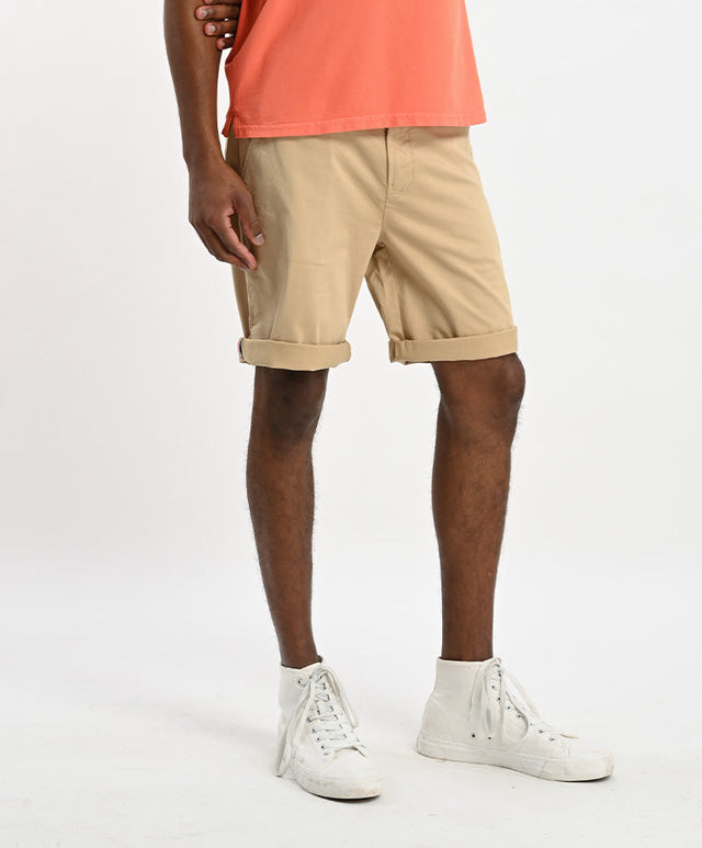 BASIC CHINO SHORT - SAND - SHORTS