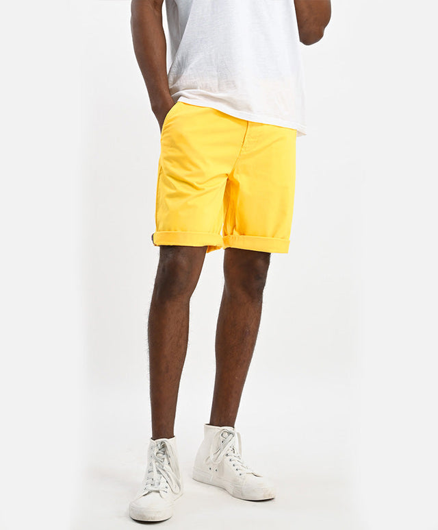 BASIC CHINO SHORT - SUNLIGHT YELLOW - SHORTS