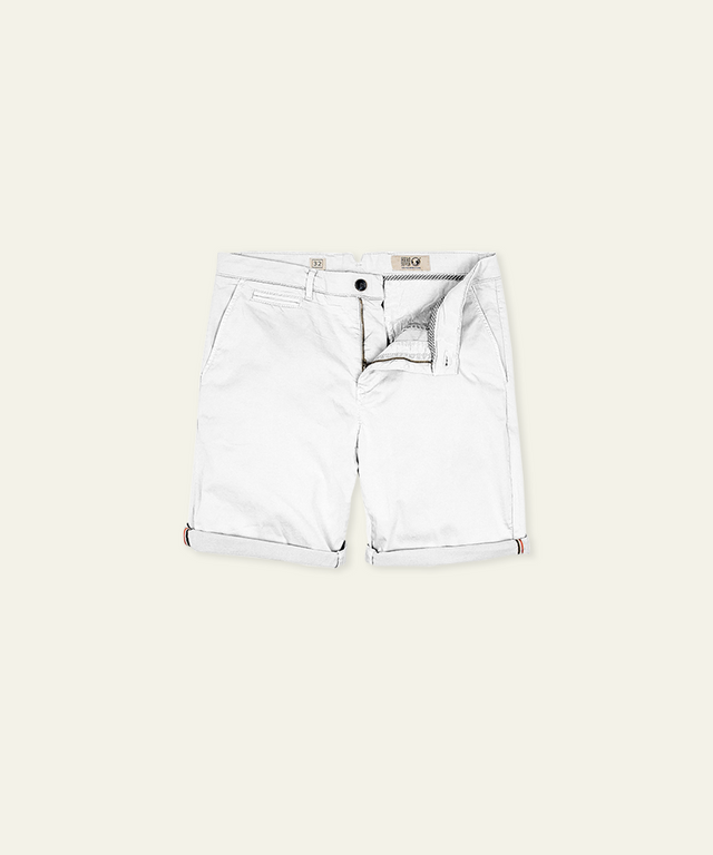 BASIC CHINO SHORT - WHITE - SHORTS