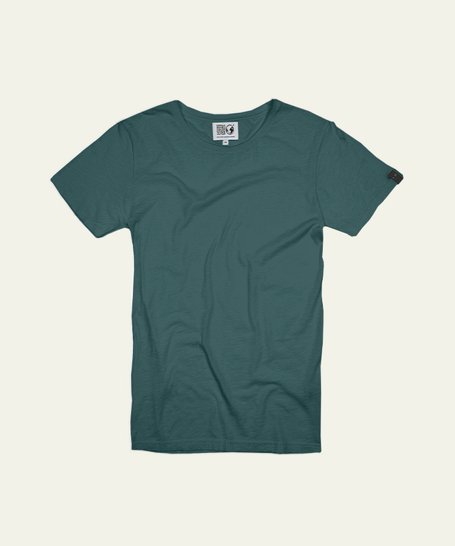 BASIC COL ROND - EVERGLADE - TEESHIRT