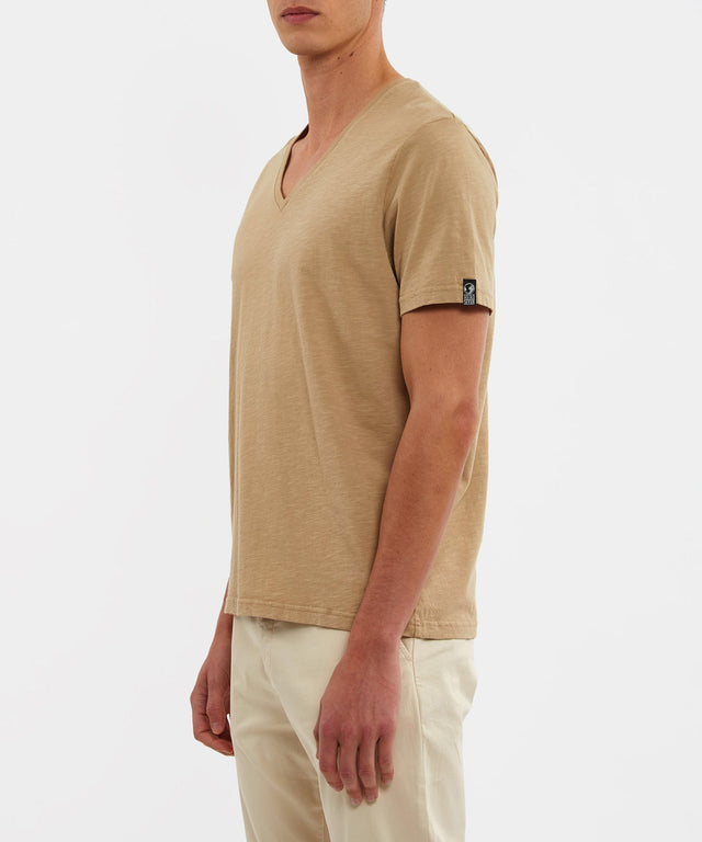 BASIC COL V - SAND - TEESHIRT