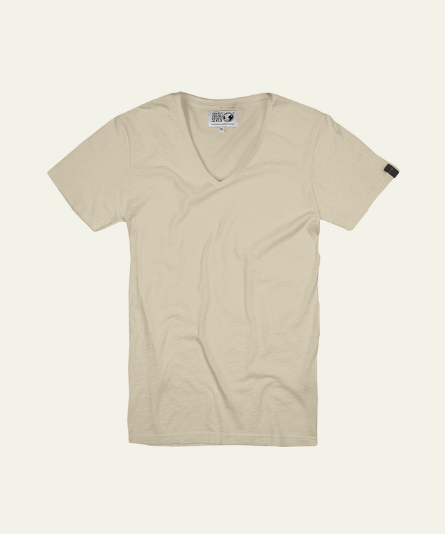 BASIC COL V - SAND - TEESHIRT