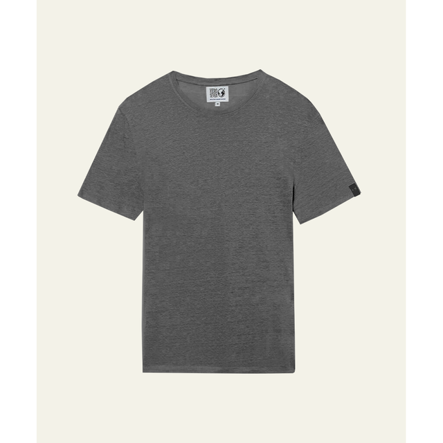 BASIC LINEN - ASPHALTE - TEESHIRT