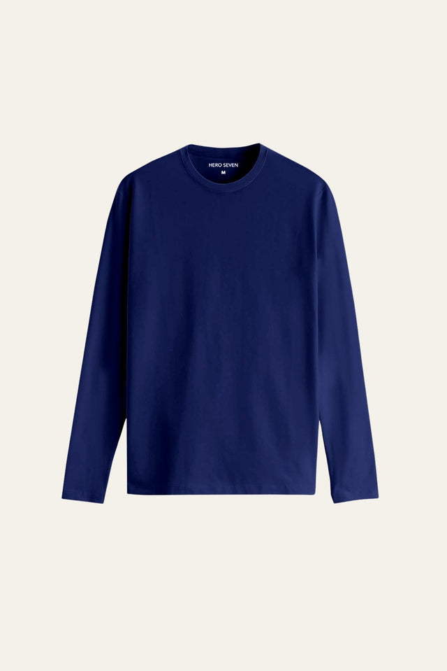 BASIC TEE ML - NAVY - TEESHIRT