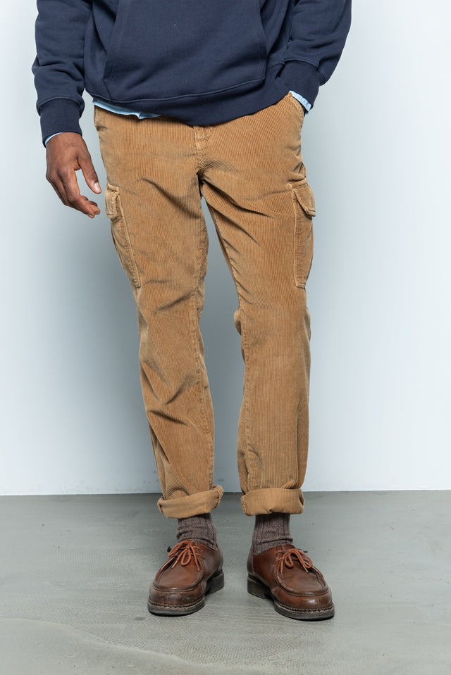 BATTLE PANT VELVET - CAMEL - PANTS