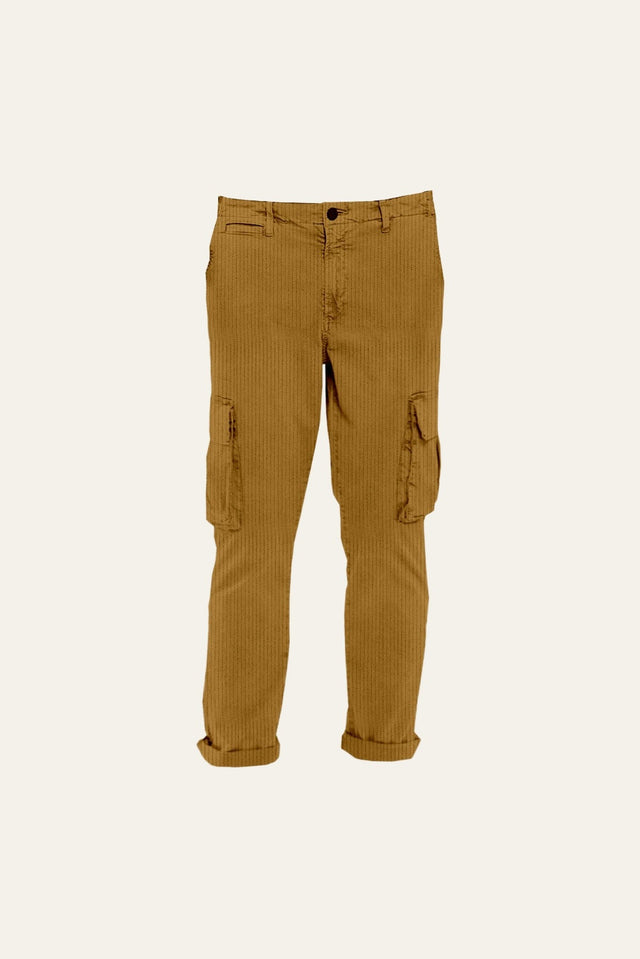 BATTLE PANT VELVET - CAMEL - PANTS