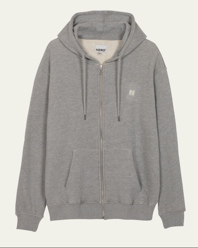 BEST ZIP - GREY MELANGE - FLEE