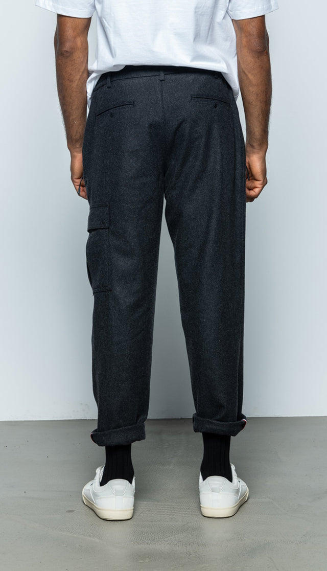 CARWOOL - GREY MELANGE - PANTS