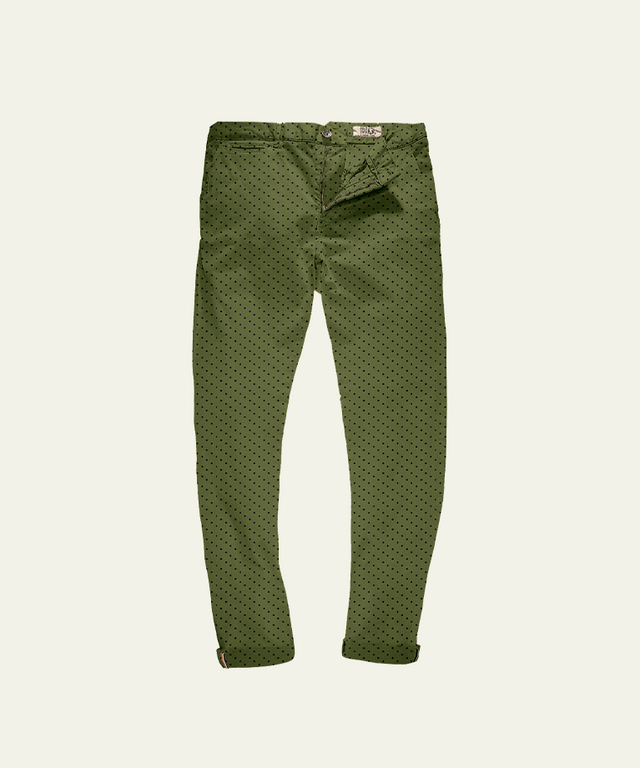 CHINO FANCY - DOLIVA KAKI - PANTS