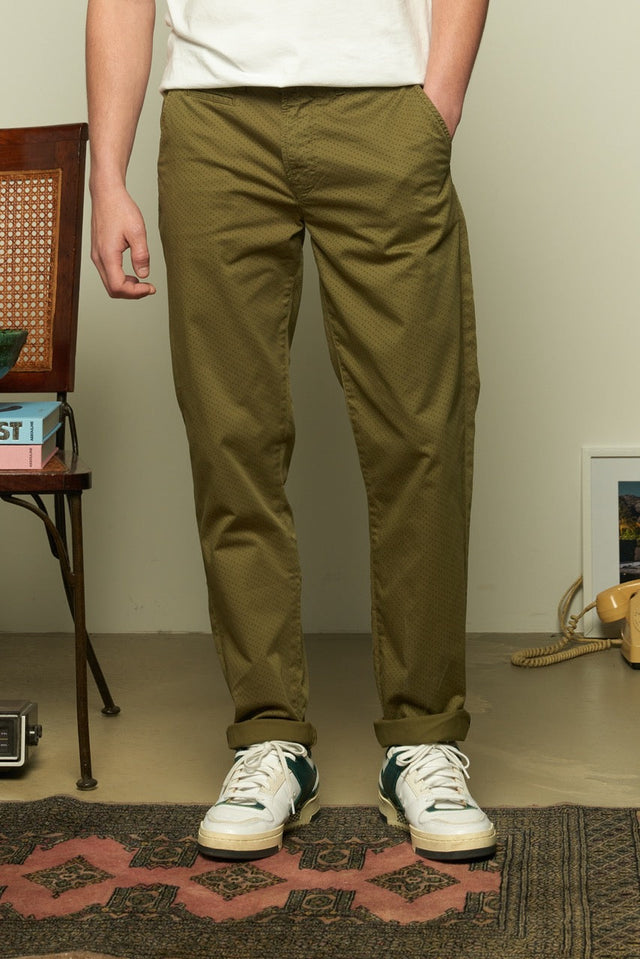 CHINO FANCY - DOLIVA KAKI - PANTS