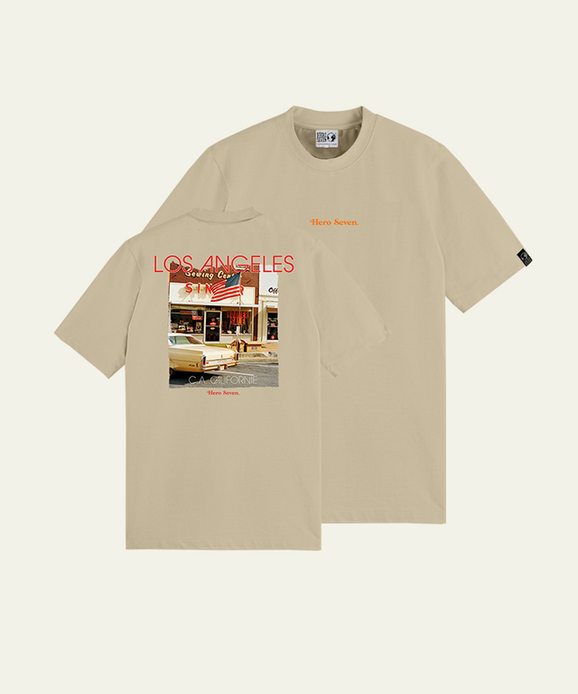 LOS ANGELES - SAND - TEESHIRT