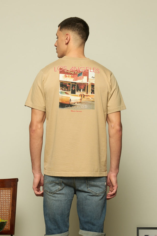 LOS ANGELES - SAND - TEESHIRT