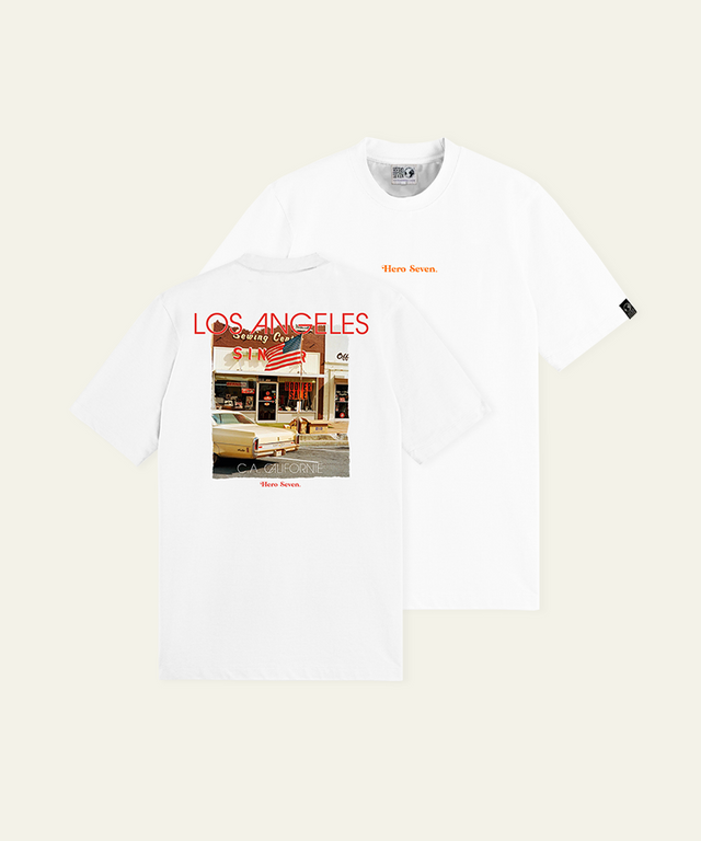 LOS ANGELES - WHITE - TEESHIRT