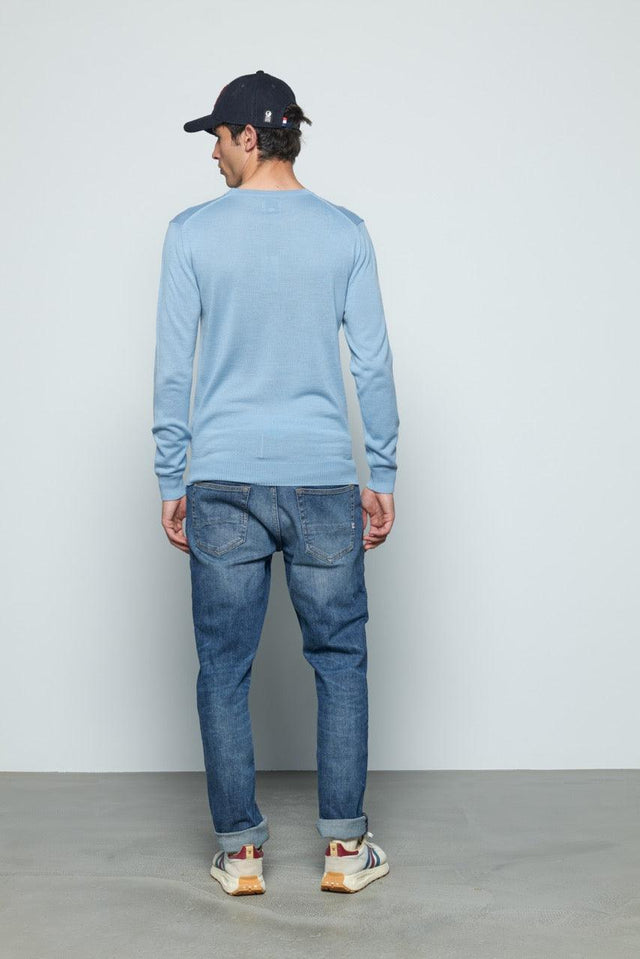 LUCCA SWEATER - ARCTIC BLUE - PUL