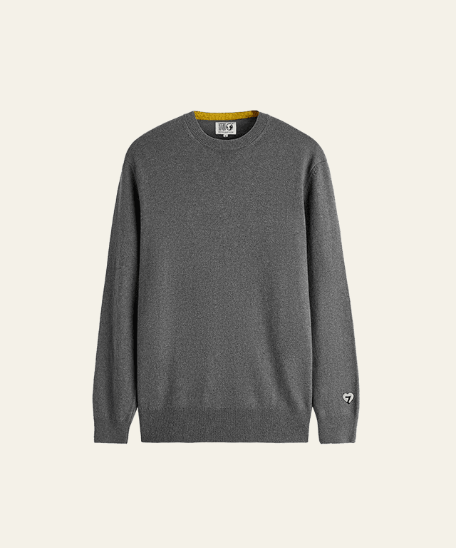 LUCCA SWEATER - GREY MELANGE - PUL