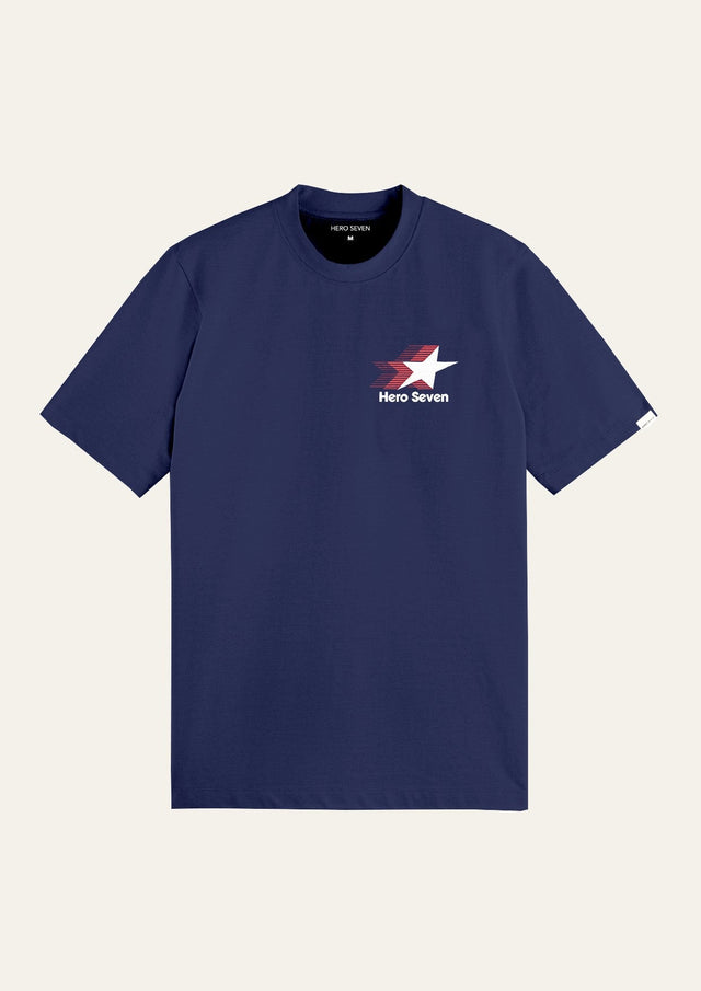 MARATHON TEE - NAVY - TEESHIRT