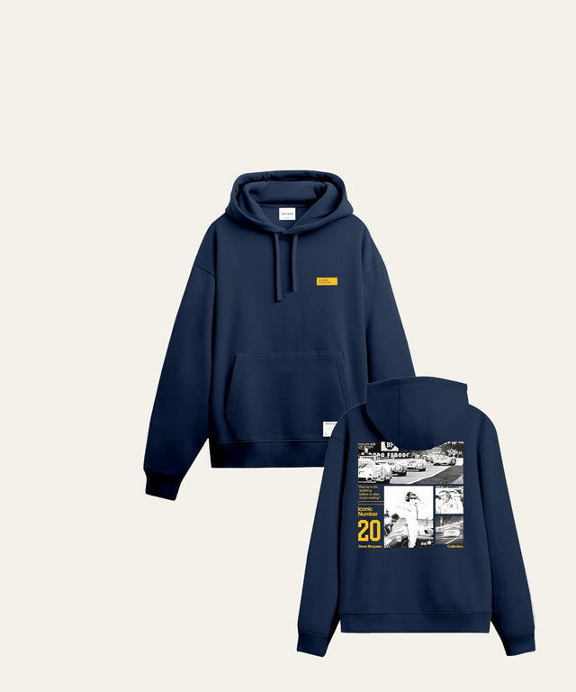 MARCELLO HOODIE KID - NAVY - Molletons