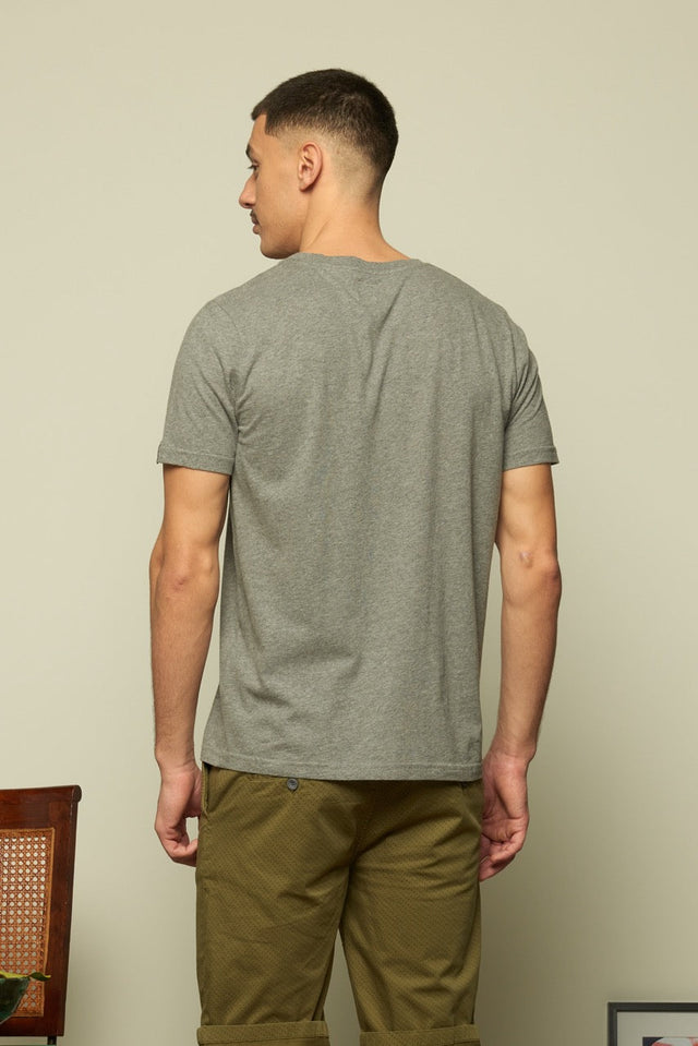 MONACO - GREY MELANGE - TEESHIRT