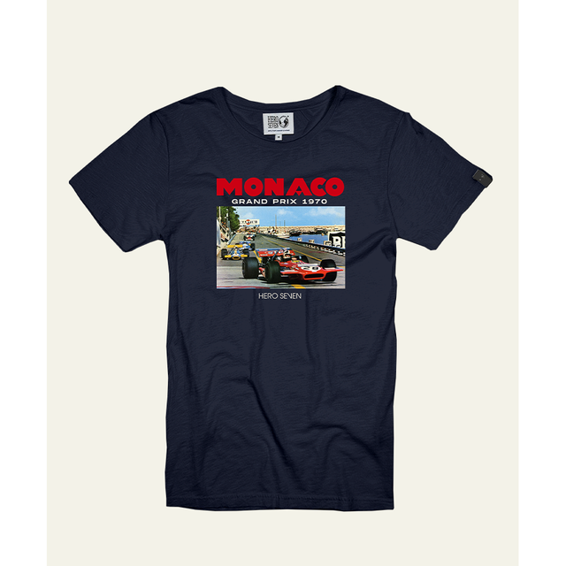 MONACO - NAVY - TEESHIRT