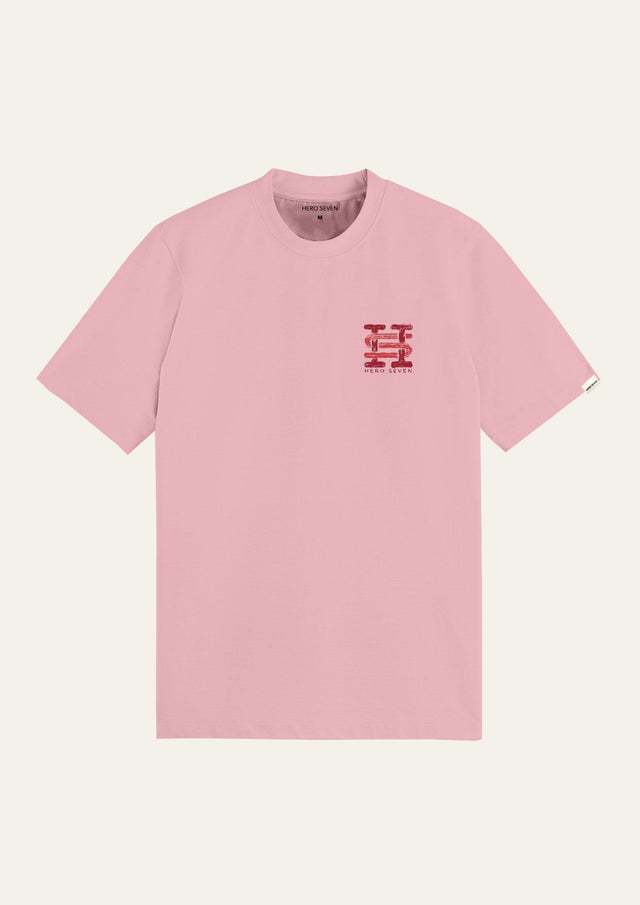 MONO BACK - ROSE POUDRE - TEESHIRT