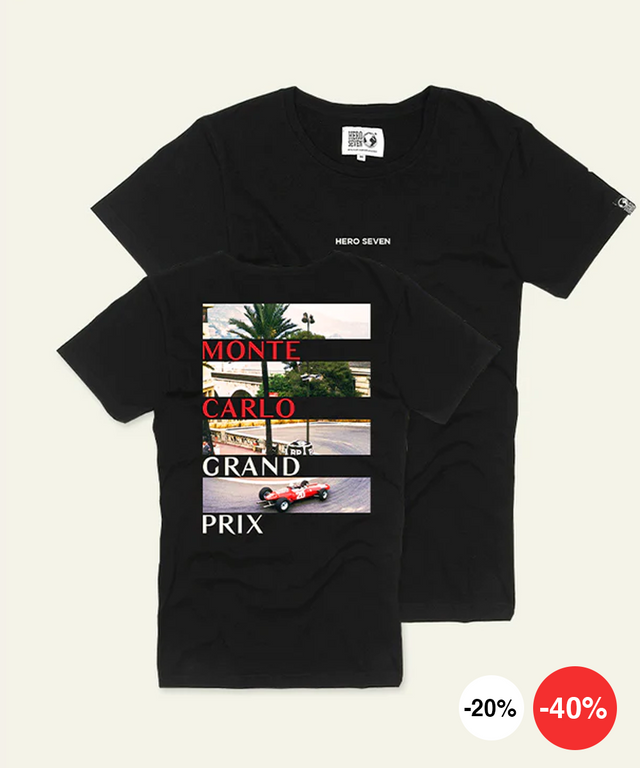 MONTE-CARLO - BLACK - TEESHIRT