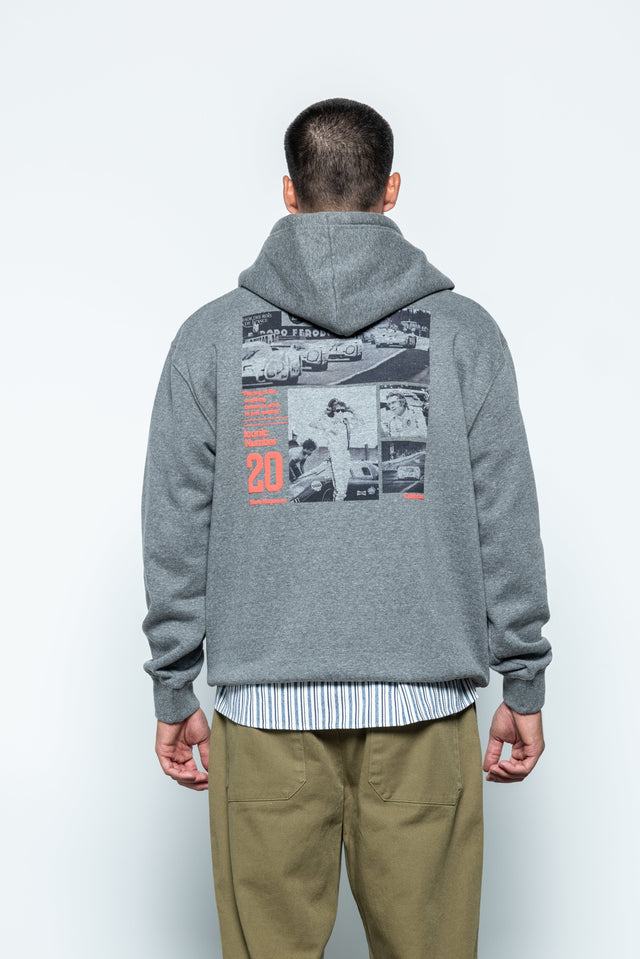 MOSAIC 20 HOODIE - GREY MELANGE - Molletons