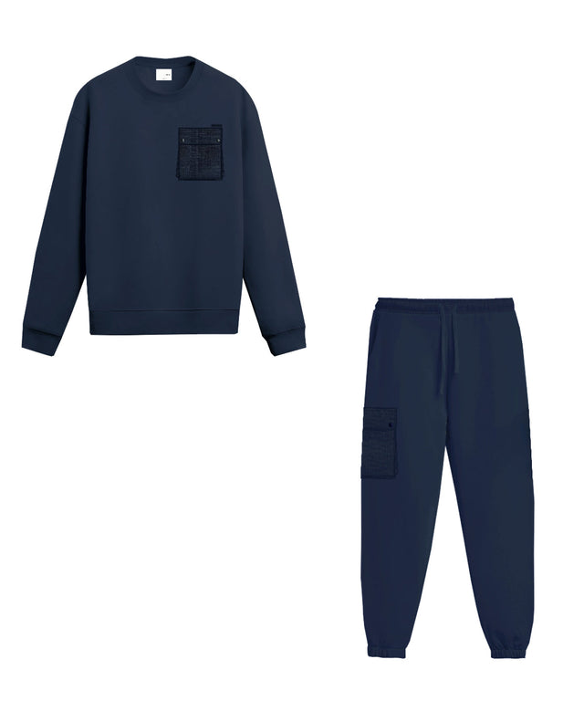 NIWAKI JOG - NAVY - Molletons