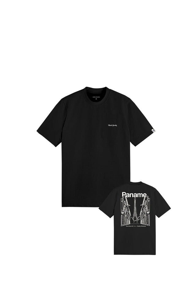 PANAME - BLACK - TEESHIRT