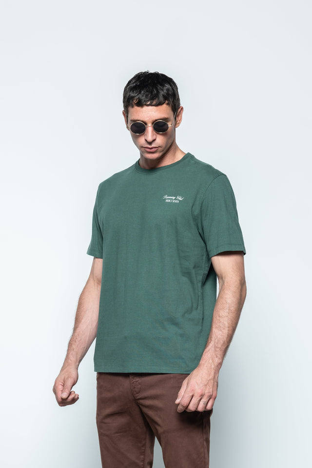 RUNNING CLUB - DARK GREEN - TEESHIRT