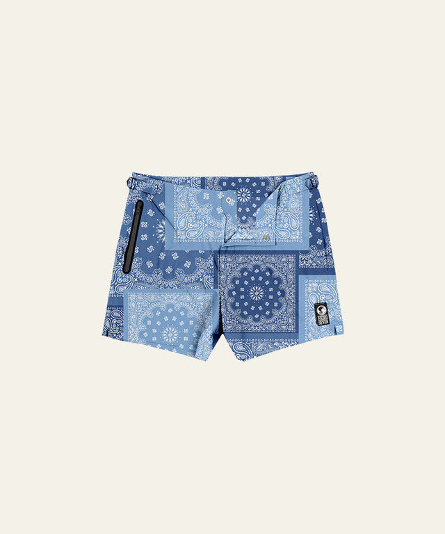 SWIM FANTASY - BANDANA BLUE - SWIMSHORT