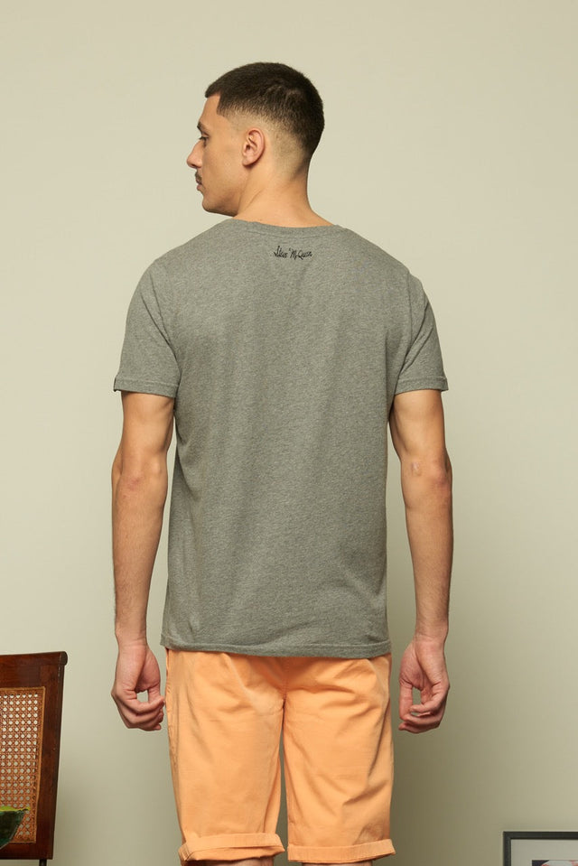 TR6 TRIUMPH - GREY MELANGE - TEESHIRT