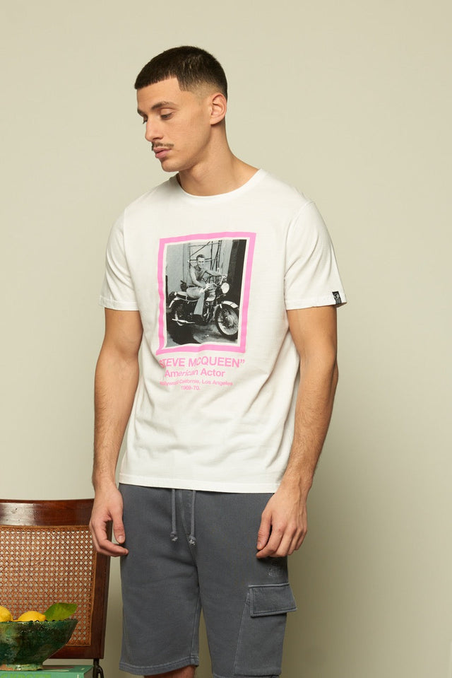 TR6 TRIUMPH - WHITE - TEESHIRT